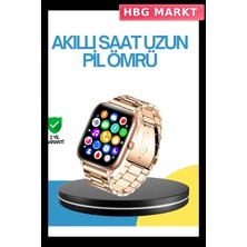 HBG Markt Mey Ithalat® Amoled Ekranlı Türkçe Menülü Akıllı Saat Bluetooth Görüşmeli