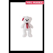 HBG Markt Peluş Ayıcık 46 cm Beyaz Yumuşak Oyuncak