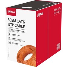 Dahua PFM922I-6UN-C 305 Metre U/utp 23AWG Cca Turuncu Renk Cat6 Kablo