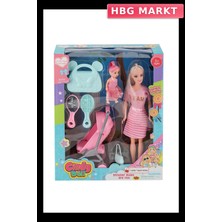 HBG Markt Mey Ithalat® 02426 Anlily Pusetli Bebek -Oyuncak