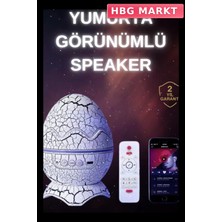 HBG Markt Mey Ithalat® Dinozor Speaker Renk Değiştirme Projeksiyon Modu Bluetooth Hoparlör Gece Lambası