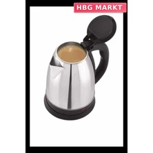 HBG Markt Mey Ithalat® Çelik Su Isıtıcı Kettle Dayanıklı Paslanmaz Çelik Uzun Ömürlü
