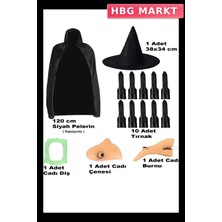 HBG Markt Tam Set Cadı Kostümü