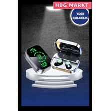 HBG Markt Mey Ithalat® Dokunmatik Akıllı Saat Yeni Nesil Kulaklık Kampanyası Bluetooth Bağlantılı Anc Özelliği