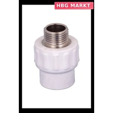 HBG Markt Mey Ithalat® Pvc Boru Pprc Dış Dişli Rekor 20X1/2'' 10 Adet