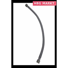 HBG Markt Mey Ithalat® Kalın Şofben Flex Boru Nipelli 1/2x1/2 100 cm