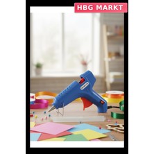 HBG Markt 60W Silikon Tabancası 11MM Uyumlu, 5 Silikon