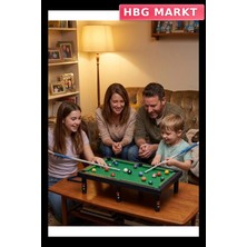 HBG Markt Mini Bilardo Seti Çocuklar Için Eğitici Oyun