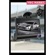HBG Markt Ön ve Arka Çift Kamera Destekli Full Hd 1080P Araç Kamerası