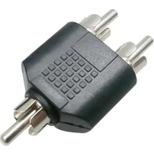 Canarino 1 Rca Erkek / 2 Rca Erkek Çevirici Jack