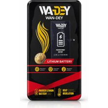 Wan-Dey iPhone 12 Pro Max Uyumlu Batarya 4650 Mah Uyarı Vermeyen Pil