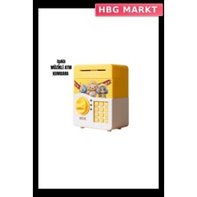 HBG Markt Mey Ithalat® SAM51 Müzikli Işıklı Kumbara Sarı