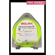 HBG Markt Mey Ithalat® Solax Altıgen Tırpan Misinası 4 mm 28 Metre