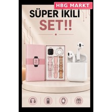 HBG Markt Yeni Nesil Mini Kadın Akıllı Saat Wireless Şarj