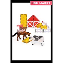 HBG Markt Çiftlik Hayvanları Figürleri 25 Parça Eğitici Oyuncak Seti