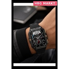 HBG Markt Şık ve Teknolojik Akıllı Saat Güçlü Batarya ve Kablosuz Özellikler