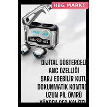 HBG Markt Mey Ithalat®  Kulaklığı Bluetooth Bağlantılı Anc Özelliği 5.0 Bluetooth