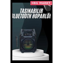 HBG Markt Mey Ithalat® Yeni Nesil Bluetooth Hoparlör USB Tf Kart Girişli Çoklu Bağlantı