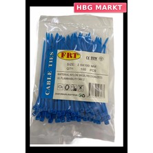 HBG Markt Mey Ithalat® Frt Mavi 2,5X100 Kablo Bağı