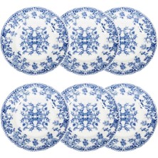 Blue Dream Pasta Tabağı Seti 6lı- 20 cm