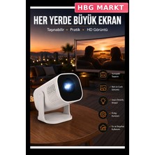 HBG Markt 1280X720P Çözünürlüklü Projeksiyon Cihazı