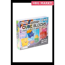 HBG Markt Mey Ithalat® 5642 Wooden Cubes Bloc