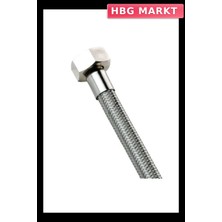 HBG Markt Mey Ithalat® 1/2x3/8 Flex Paslanmaz Hortum 50 cm