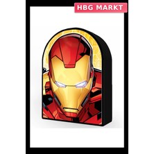 HBG Markt Iron Man Temalı 300 Parça Eğitici Puzzle Metal Kutuda
