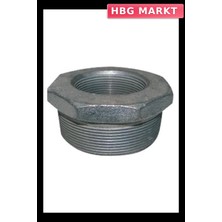 HBG Markt Mey Ithalat® Galvanizli Nipel Redüksiyon 3/4x1/2