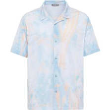 S13 Store Desenli Fitilli Oversize Gömlek