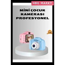 HBG Markt Pembe Mini Çocuk Kamerası 8mp 1080P Hd Dijital