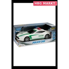 HBG Markt Mey Ithalat® 1:16 Işıklı ve Sesli Polis Arabası