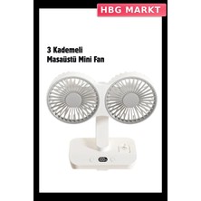 HBG Markt Masaüstü Vantilatör 4 Hız Ayarı ve Sessiz Çalışma