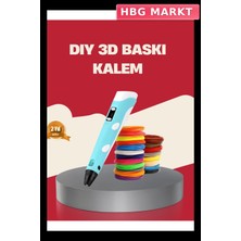 HBG Markt Mey Ithalat® Çocuklar Için Güvenli 3D Yazıcı Kalem