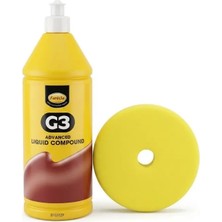 Farecla G3 Likit Çizik Giderici Pasta 1 Lt ve Farecla G-Mop GMC622 6'' 150MM Cırtlı Pasta Süngeri