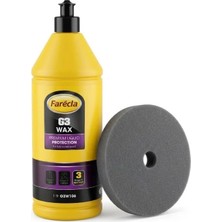 Farecla G3 Premium Wax Oto Cilası 1 Litre ve Farecla G-Mop GMF622 Gmop Siyah Cila Süngeri 150MM