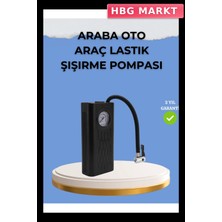 HBG Markt Mey Ithalat® Çok Fonksiyonlu Dijital Gösterge Elektrikli Lastik Pompası