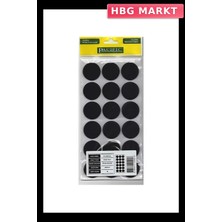 HBG Markt Mey Ithalat® Pacific 6135 Bl Yapışkanlı Keçe 35 mm Siyah
