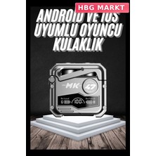 HBG Markt Mey Ithalat® Bluetooth Kulaklık Dokunmatik Kontrol Tws Kablosuz Kulaklık Hi-Fi Stereo