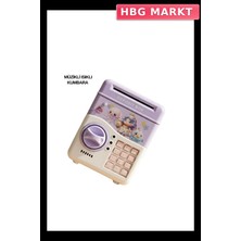 HBG Markt Mey Ithalat® SAM51 Müzikli Işıklı Kumbara Mor