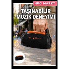 HBG Markt Taşınabilir Kablosuz Hoparlör, Bluetooth 5.1, 20W, Rgb Tasarım