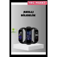 HBG Markt Mey Ithalat® Akıllı Bileklik Adım Sayarlı Kalori Takipli Bildirim Uyumlu IP67