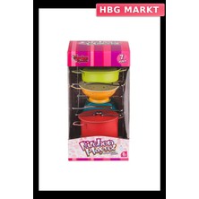 HBG Markt Mey Ithalat® ATF-683G-5 Renkli Raflı Tencere Tava  seti 7 Parça -Vardem Oyuncak