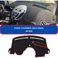 Moontime Alaçatı Ford Courier 2013-2020 Torpido Koruyucu Torpido Halısı Kılıf Havlu Örtü