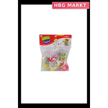 HBG Markt Eğitici Çıngırak Oyuncak 4 Parça Bebek Diş Kaşıyıcı