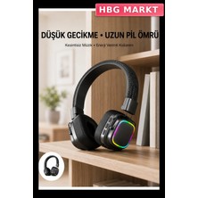 HBG Markt Bluetooth 5.3 Kulak Üstü Kablosuz Kulaklık