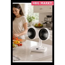 HBG Markt Çift Fanlı Ayarlanabilir Hava Akışı