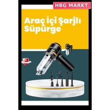 HBG Markt Mey Ithalat® Araç Içi Derinlemesine Temizlik Için Kompakt ve Ergonomik El Süpürgesi