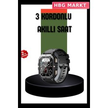 HBG Markt Akıllı Saat Amoled Ekran, Geniş Görüntüleme
