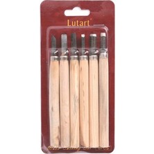 Lutart Ahşap Oyma Seti (6 Lı Set) LA-7006